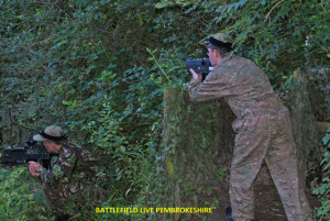 293 (Cowbridge) Sqn Air Cadets at Battlefield Live Pembrokeshire