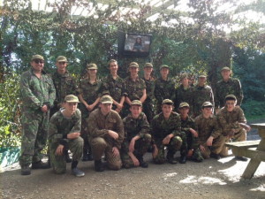 293 (Cowbridge) Sqn Air Cadets at Battlefield Live Pembrokeshire