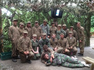 Folly Farm staff at Battlefield Live Pembrokeshire